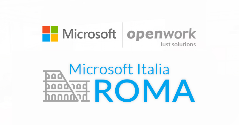 Evento in Microsoft Italia Roma